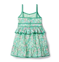 Ditsy Floral Peplum Dress