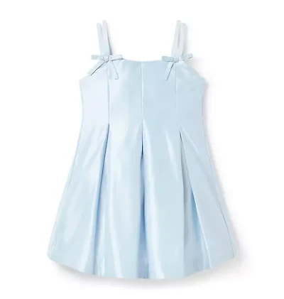 The Satin Pleated Party Dress