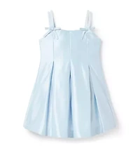 The Satin Pleated Party Dress