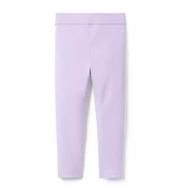 Seamed Button Ponte Pant