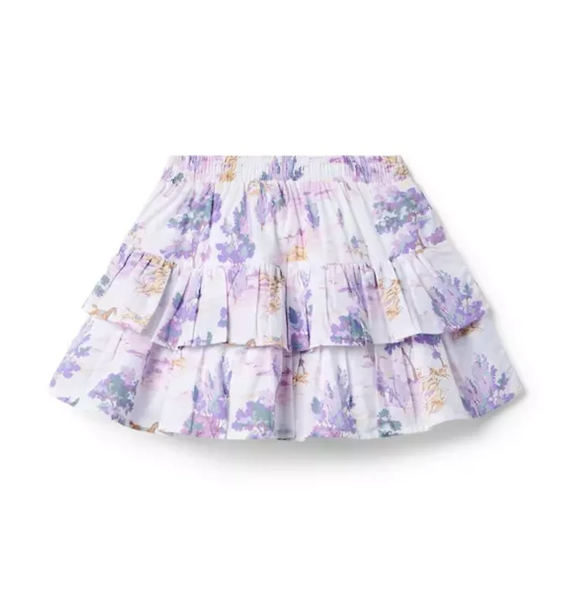 Countryside Toile Ruffle Skort