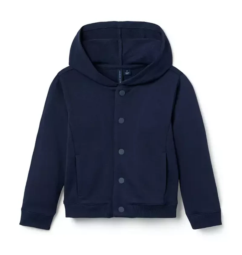 The French Terry Hooded Jacket