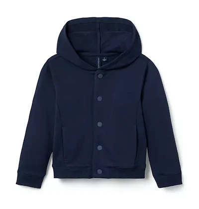 The French Terry Hooded Jacket