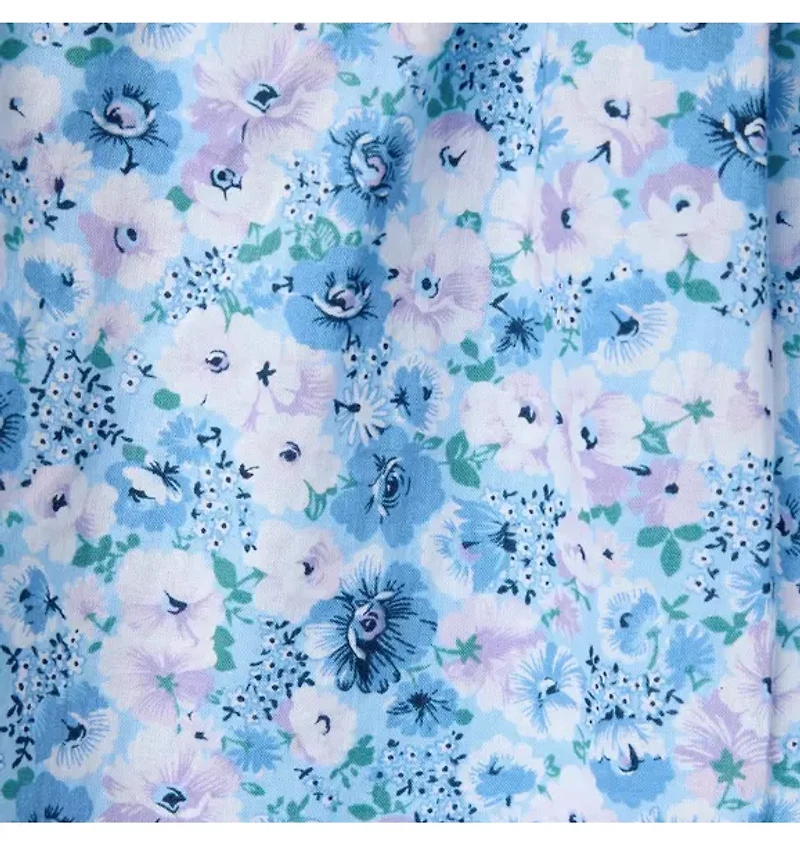 Floral Flutter Sleeve Top