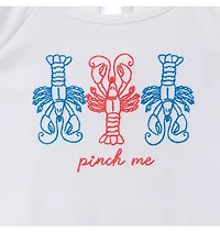 Lobster Flutter Sleeve Tee