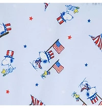 Baby Organic Cotton Peanuts Americana Footed Pajama