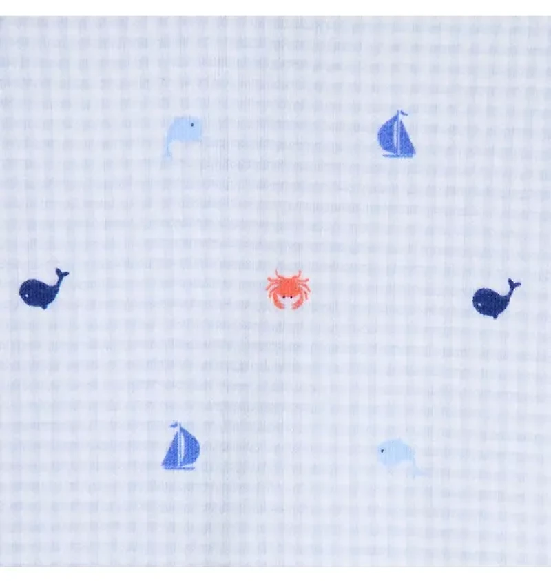 Baby Organic Cotton Sea Friends Footed Pajama