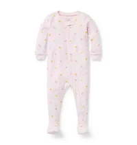 Baby Organic Cotton Fruit Footed Pajama
