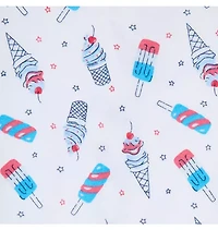 Baby Organic Cotton Ice Cream Footed Pajama