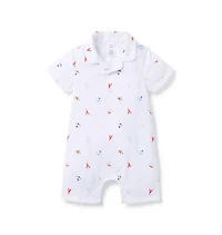 Baby Nautical Icon Pajama Romper