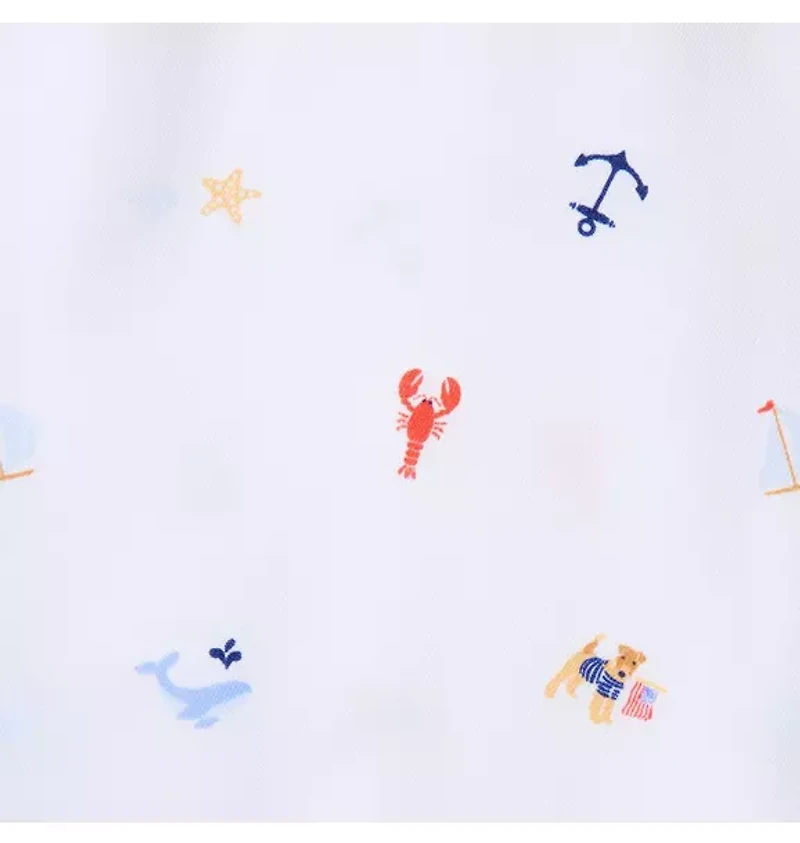 Baby Nautical Icon Pajama Romper