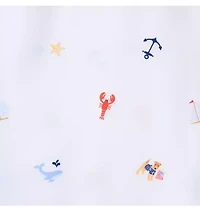 Baby Nautical Icon Pajama Romper