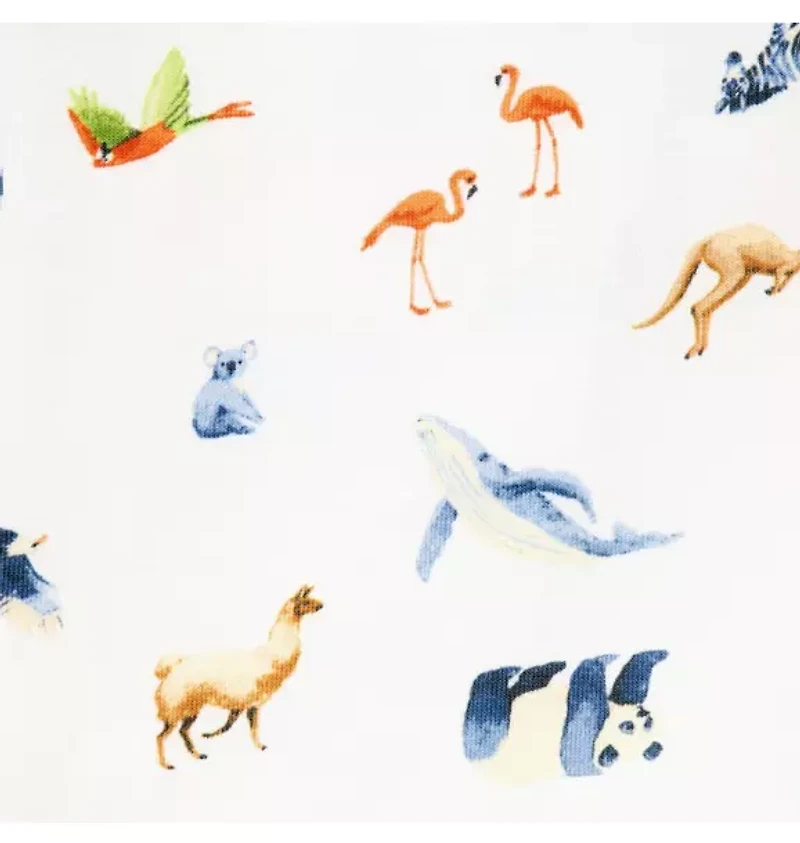 Baby Organic Cotton Zoo Animal Pajama