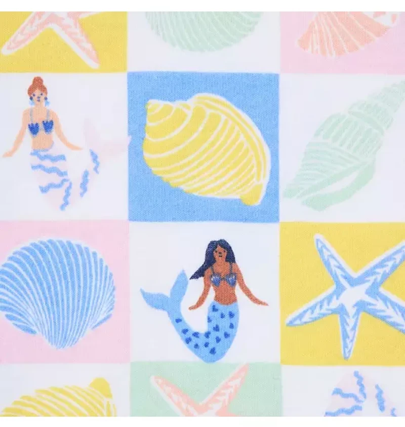 Organic Cotton Mermaid Tile Short Pajama