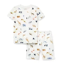 Organic Cotton Zoo Animal Short Pajama