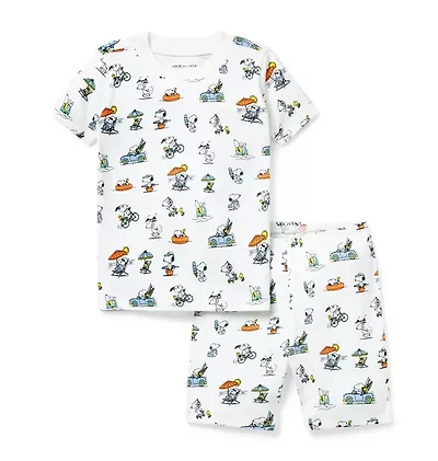 Organic Cotton Peanuts Travel Short Pajama