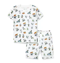 Organic Cotton Peanuts Travel Short Pajama