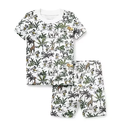 Organic Cotton Disney Mickey Mouse Safari Short Pajama