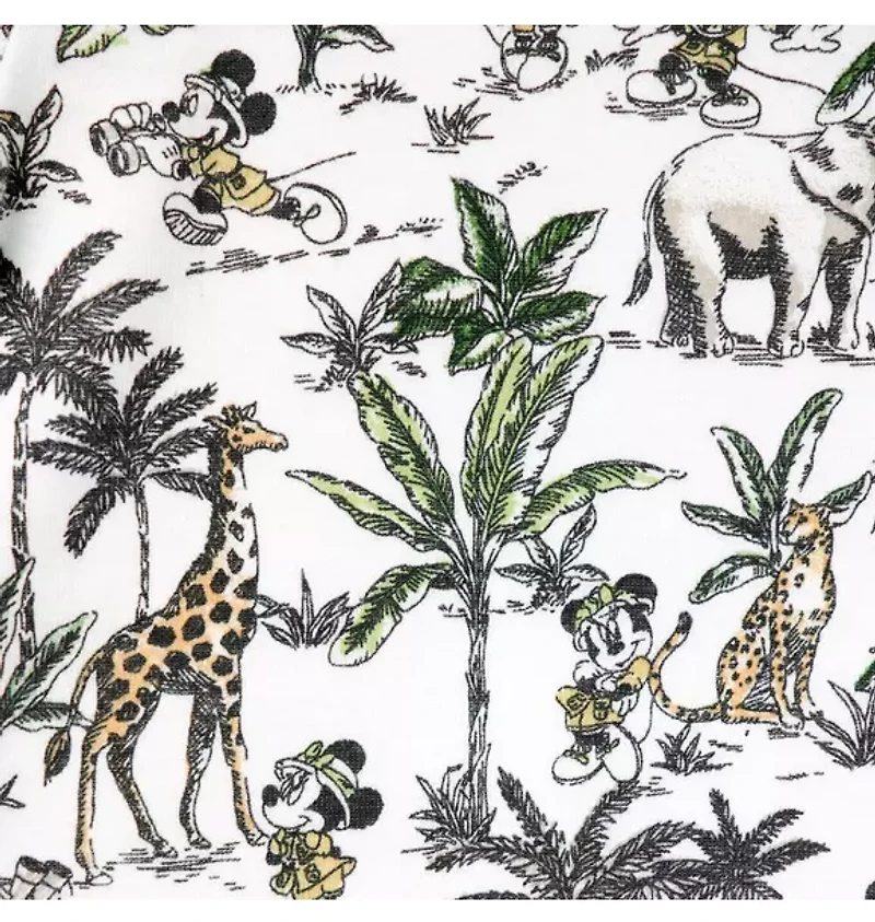 Organic Cotton Disney Mickey Mouse Safari Short Pajama
