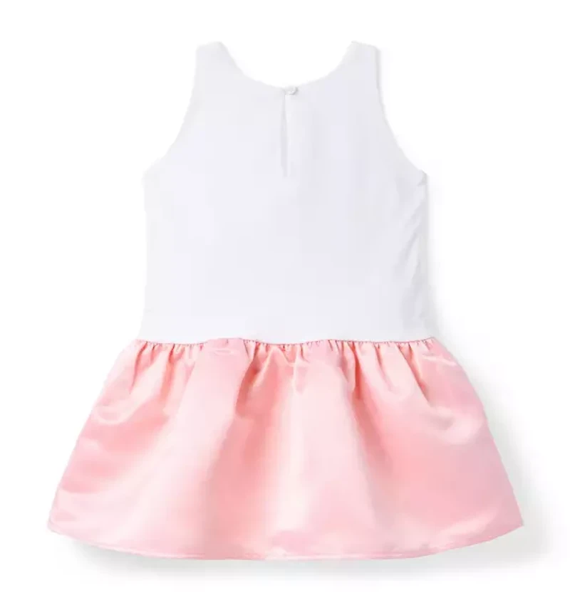 THINK PINK Satin Skirt Dress