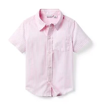 THINK PINK Striped Oxford Shirt