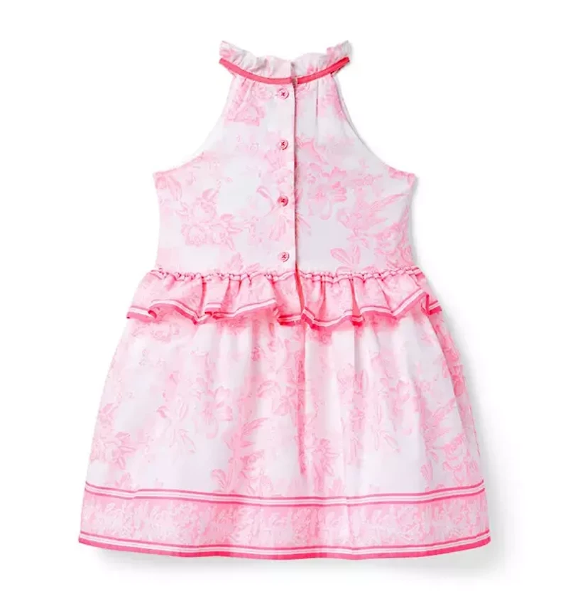 THINK PINK Floral Toile Dress