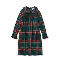 Petite Plume Girl's Brushed Twill Eloise Nightgown Kensington Tartan