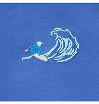 Embroidered Surfer Icon Tee