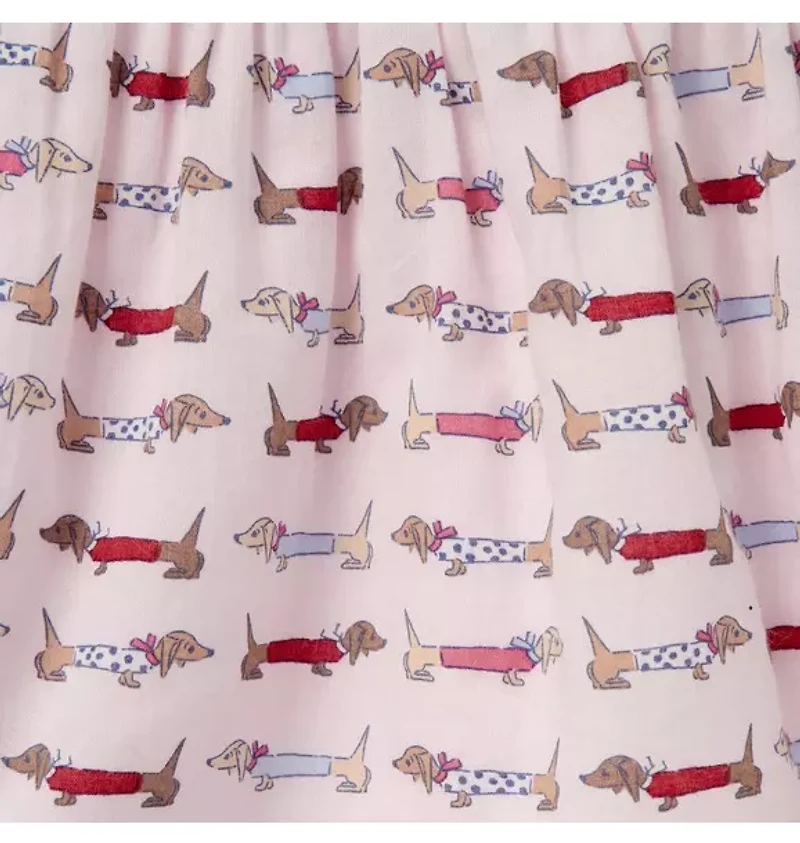 Baby Dachshund Ruffle Matching Set