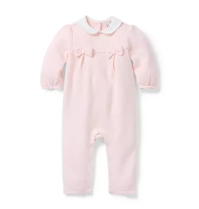 Baby Quilted Floral One-Piece