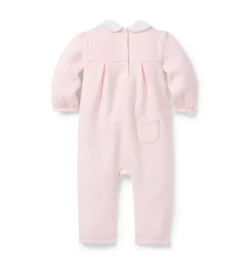 Baby Quilted Floral One-Piece