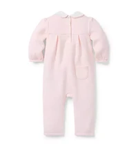 Baby Quilted Floral One-Piece
