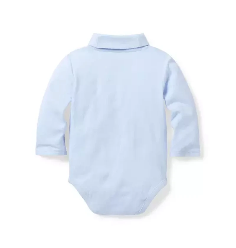 Baby Shawl Collar Bodysuit