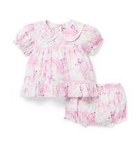 Baby Disney Minnie Mouse Ballet Toile Matching Set