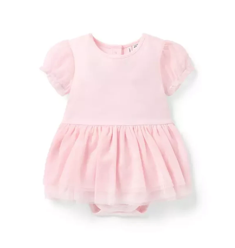Baby Ballet Ruffle Romper