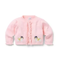 Baby Dog Ruffle Cardigan