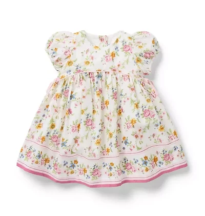 Baby Floral Border Dress