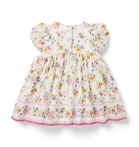 Baby Floral Border Dress