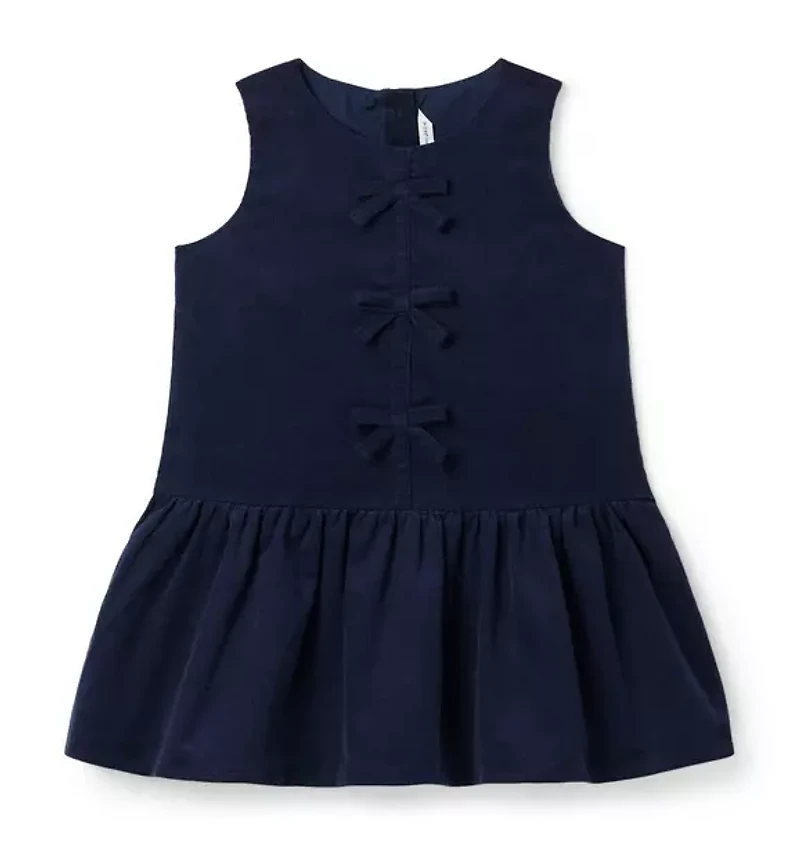 The Corduroy Bow Dress