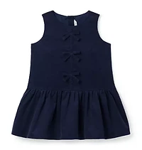 The Corduroy Bow Dress