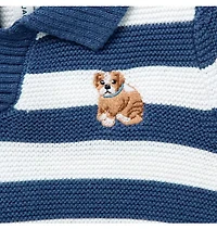 Baby Dog Striped Matching Set