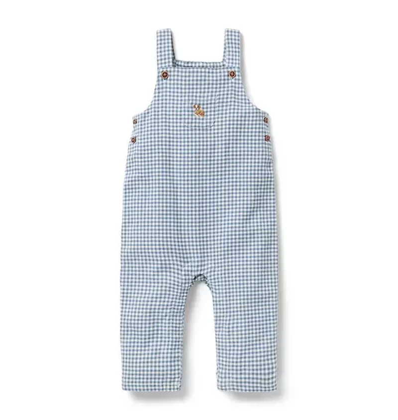 Baby Gingham Dog Overall