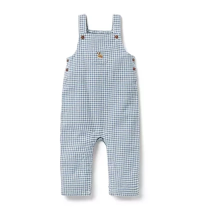 Baby Gingham Dog Overall