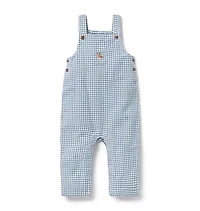 Baby Gingham Dog Overall