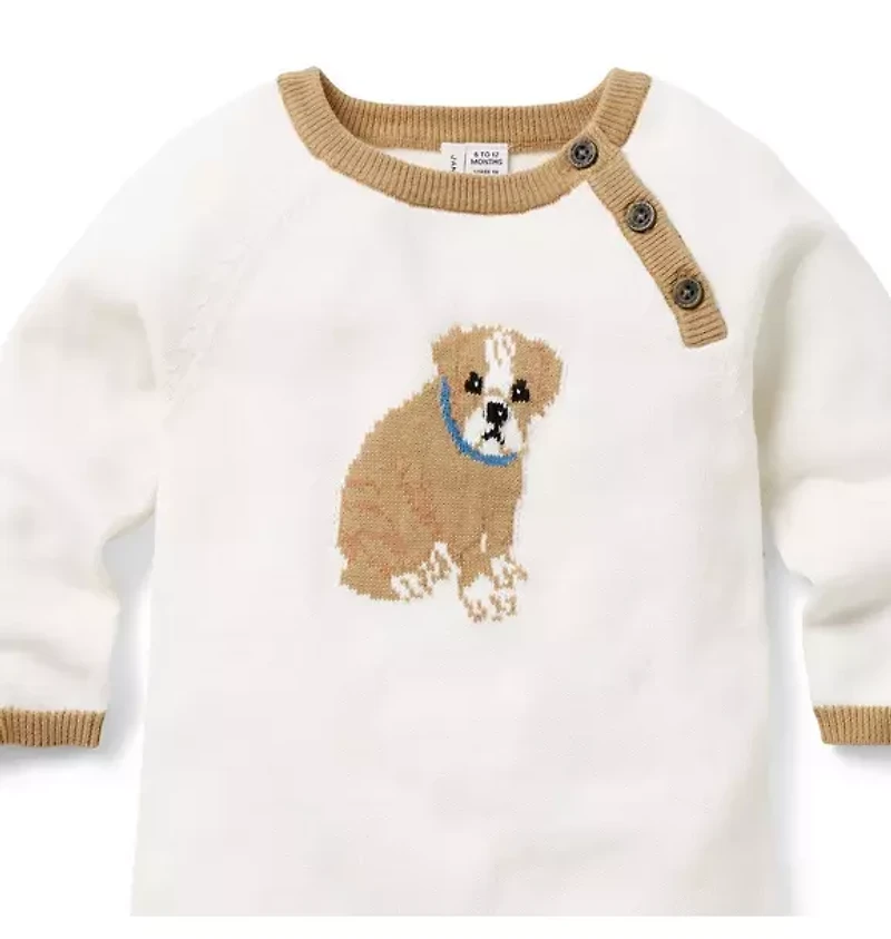 Baby Dog Sweater One-Piece