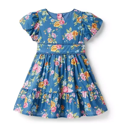 The Floral Puff Sleeve Dress