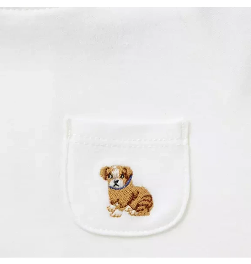 Baby Dog Striped Sleeve Bodysuit