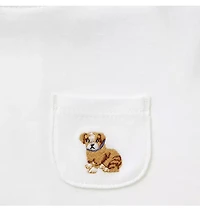 Baby Dog Striped Sleeve Bodysuit