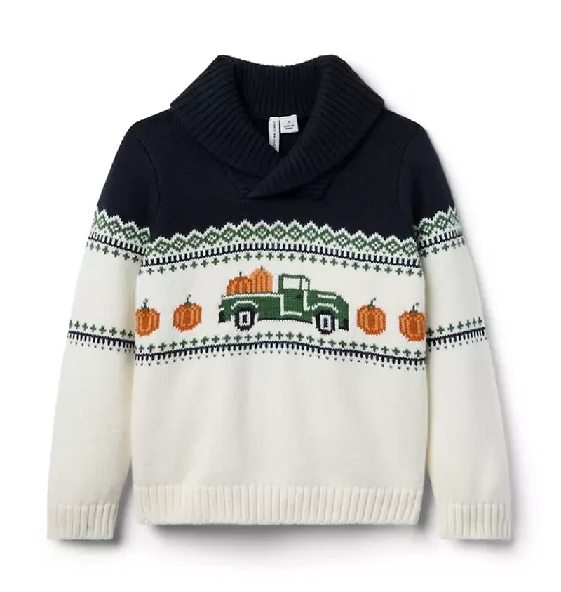 The Pumpkin Fair Isle Sweater