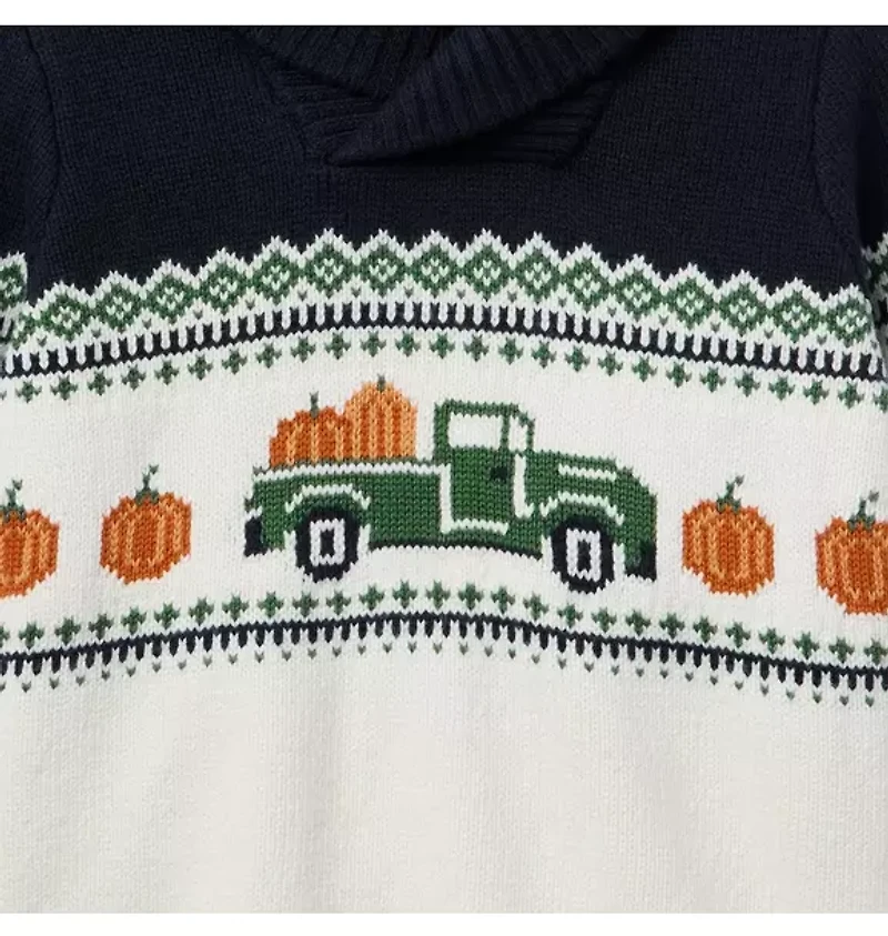 The Pumpkin Fair Isle Sweater